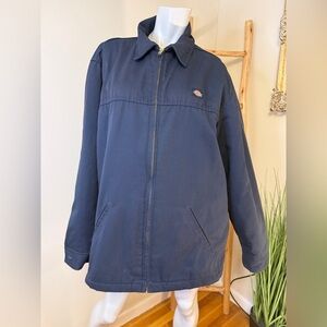 Dickies Insulated Eisenhower Jacket Vintage 90’s Y2K XL Navy Blue EUC
